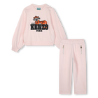 Conjunto de moletom e cal&ccedil;a KENZO KIDS 
                    GIRL