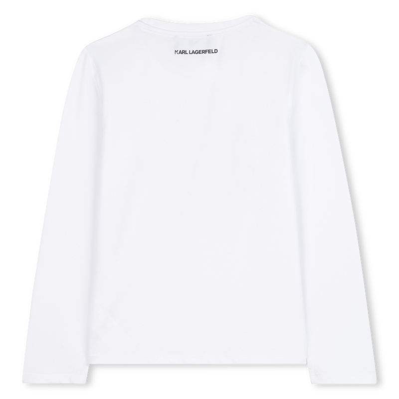 Camiseta de manga comprida KARL LAGERFELD KIDS 
                    GIRL