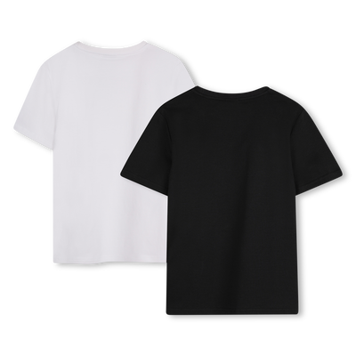 Lote de 2 t-shirts de algod&atilde;o BOSS BOY