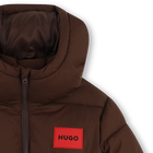 Casaco acolchoado com capuz HUGO 
                    BOY