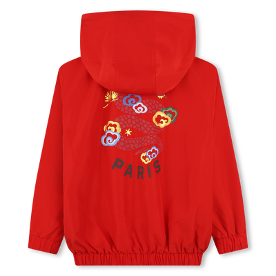 Corta-vento com ilustra&ccedil;&atilde;o KENZO KIDS UNISEX
