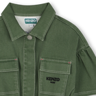 Vestido saf&aacute;ri de algod&atilde;o KENZO KIDS 
                    GIRL