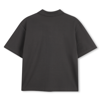 CAMISA POLO DE MANGA CURTA COM LOG&Oacute;TIPO TIMBERLAND BOY