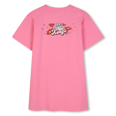 Vestido de mangas curtas KENZO KIDS GIRL