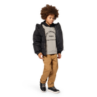 Casaco acolchoado com capuz KARL LAGERFELD KIDS 
                    BOY
