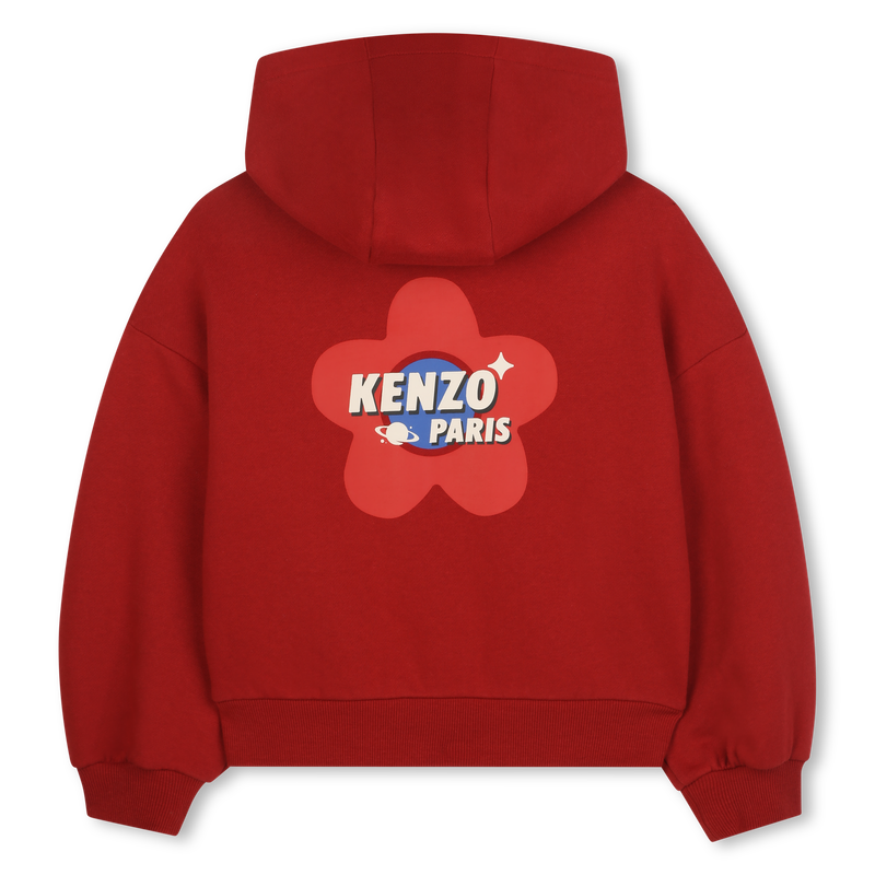Camisola com capuz polar KENZO KIDS 
                    GIRL