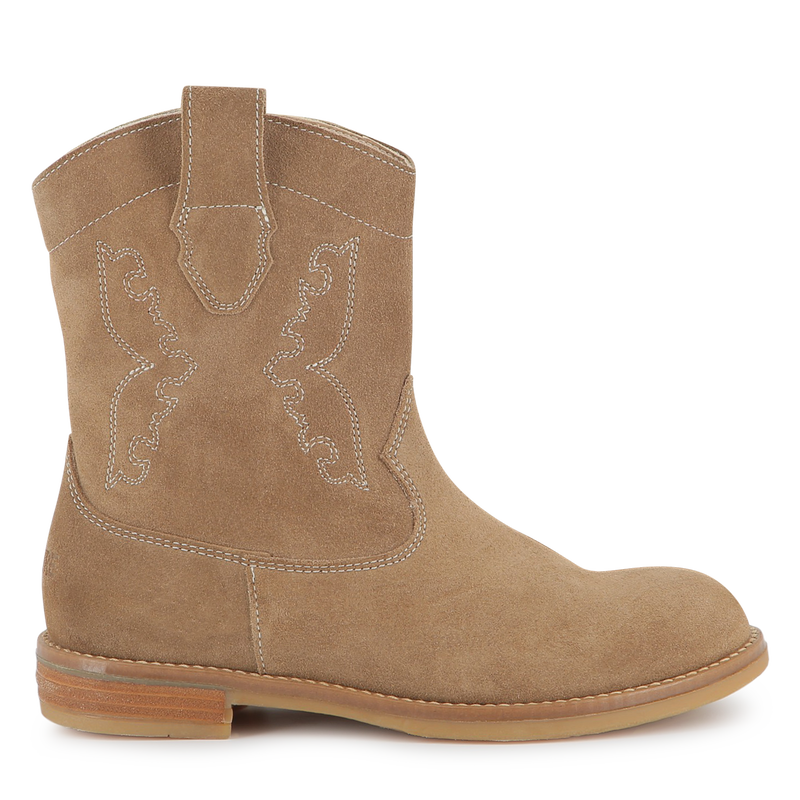 Botas ocidentais em couro bovino ZADIG & VOLTAIRE 
                        GIRL