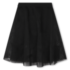Saia formal em tecido de rede DKNY 
                    GIRL