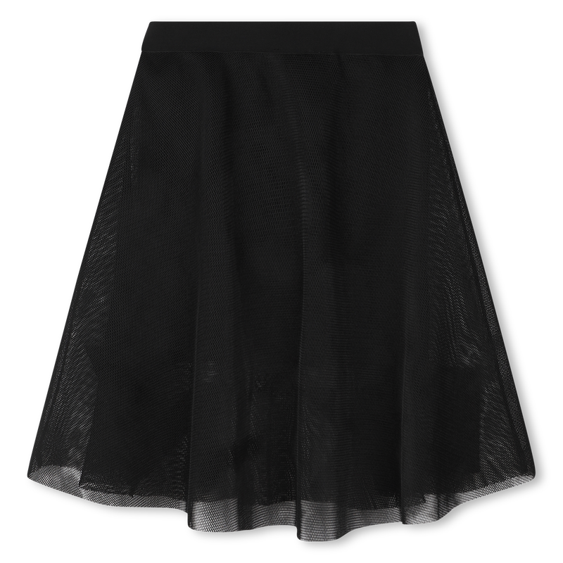 Saia formal em tecido de rede DKNY 
                        GIRL