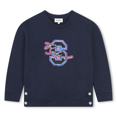 Sweatshirt em molet&atilde;o SONIA RYKIEL GIRL
