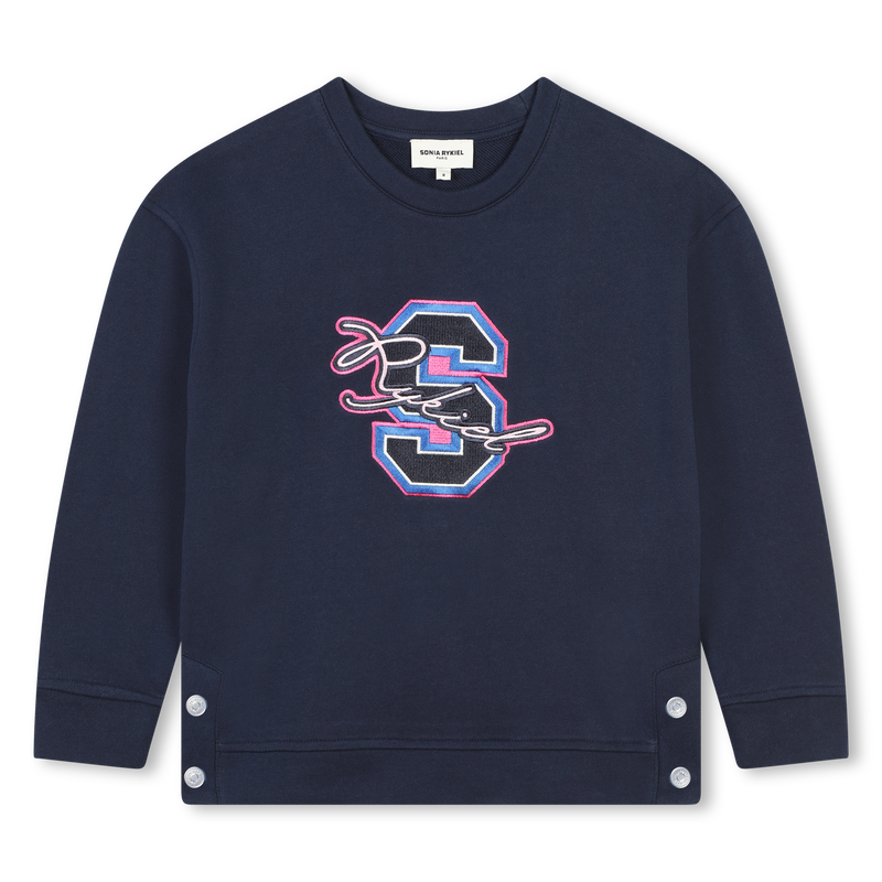 Sweatshirt em molet&atilde;o SONIA RYKIEL 
                        GIRL