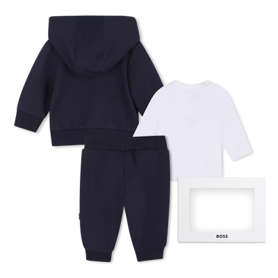 Conjunto de cal&ccedil;a, cardig&atilde; e camiseta BOSS BOY