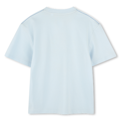 T-shirt bicolor com log&oacute;tipo TIMBERLAND BOY