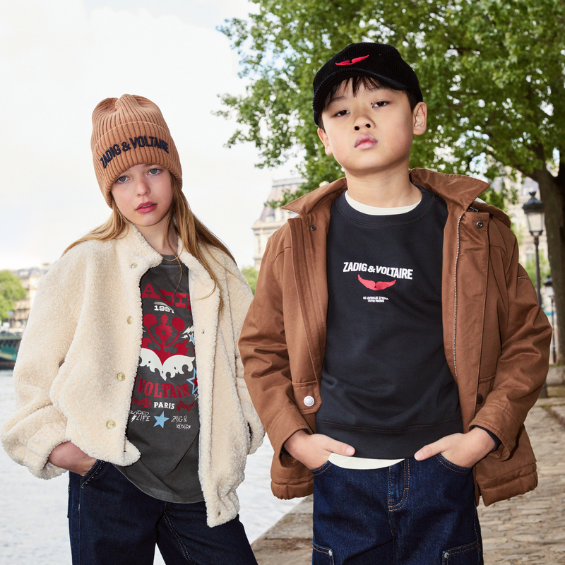 Cal&ccedil;as de ganga largas com pespontos ZADIG & VOLTAIRE 
                        BOY