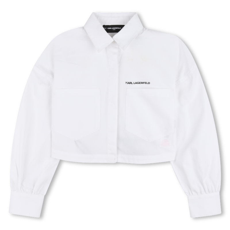CAMISA DE MANGA COMPRIDA KARL LAGERFELD KIDS 
                        GIRL