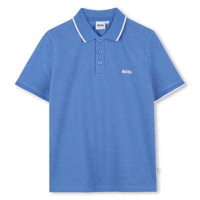 Polo liso de algod&atilde;o piqu&eacute; BOSS BOY