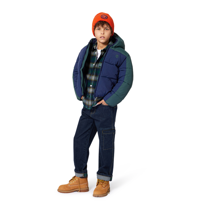 Chapéu de crachá de malha com logotipo TIMBERLAND 
                    BOY
