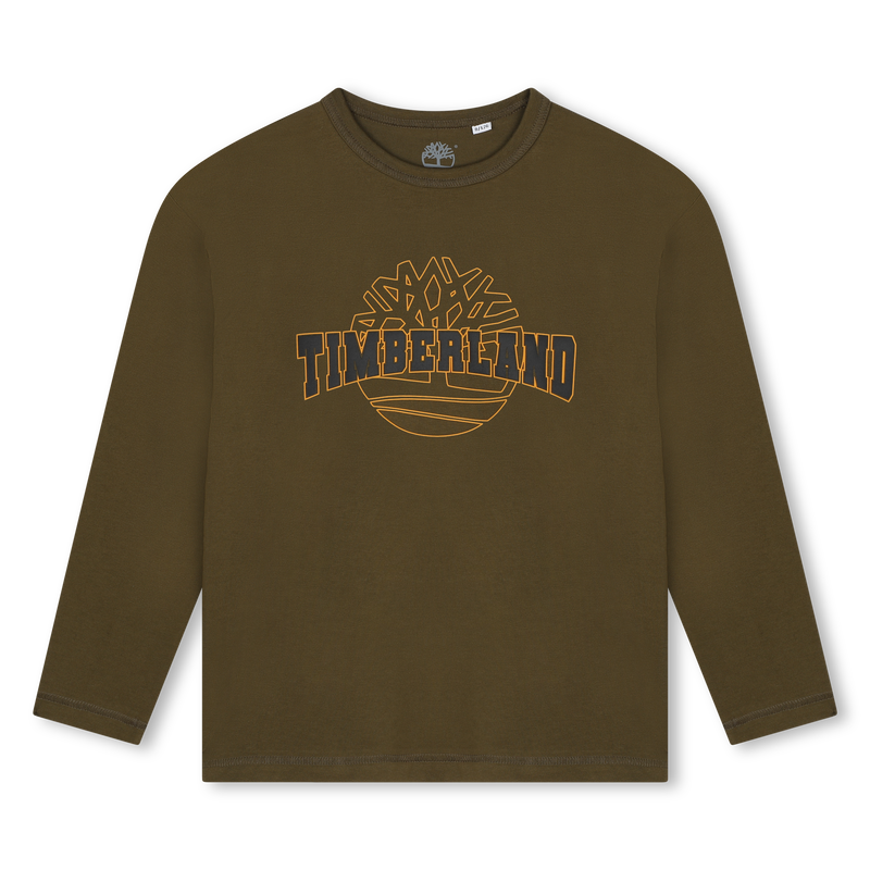 Long-Sleeved Logo T-Shirt TIMBERLAND 
                    BOY