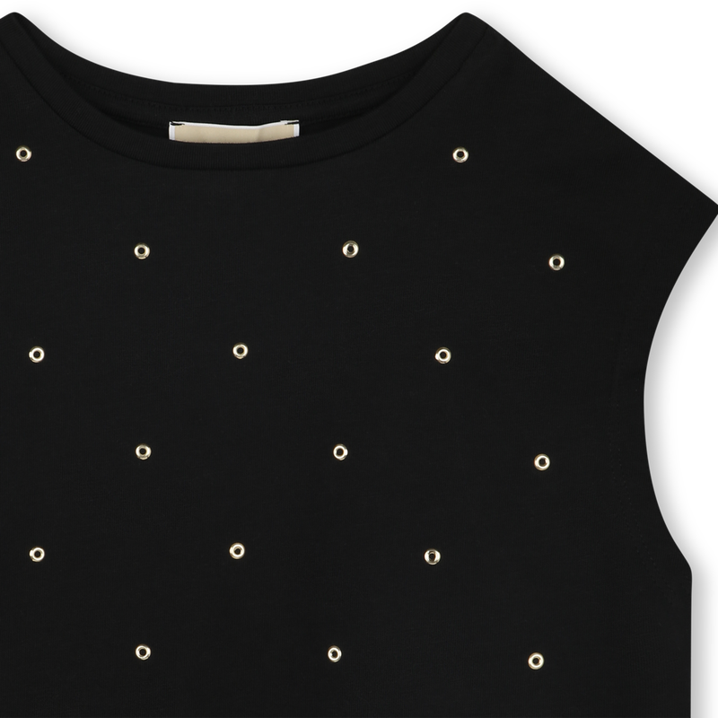 T-shirt de cerim&oacute;nia algod&atilde;o MICHAEL KORS 
                        GIRL