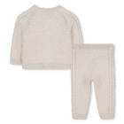 Conjunto de cardig&atilde; e cal&ccedil;as de malha MICHAEL KORS 
                    GIRL