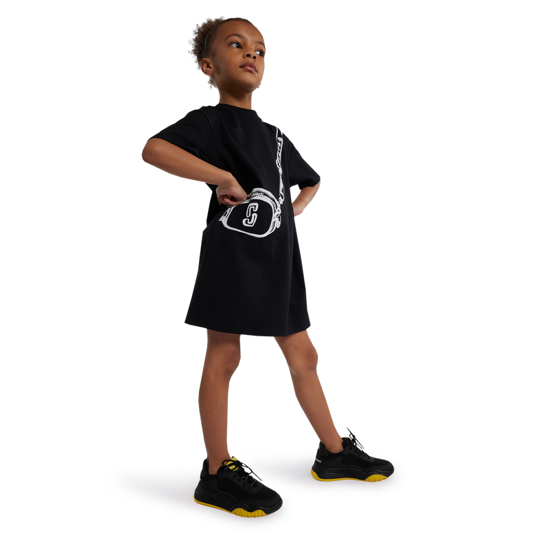 Short-Sleeved Cotton Dress THE MARC JACOBS 
                    GIRL