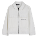 Casaco jeans zip-up KARL LAGERFELD KIDS 
                    BOY