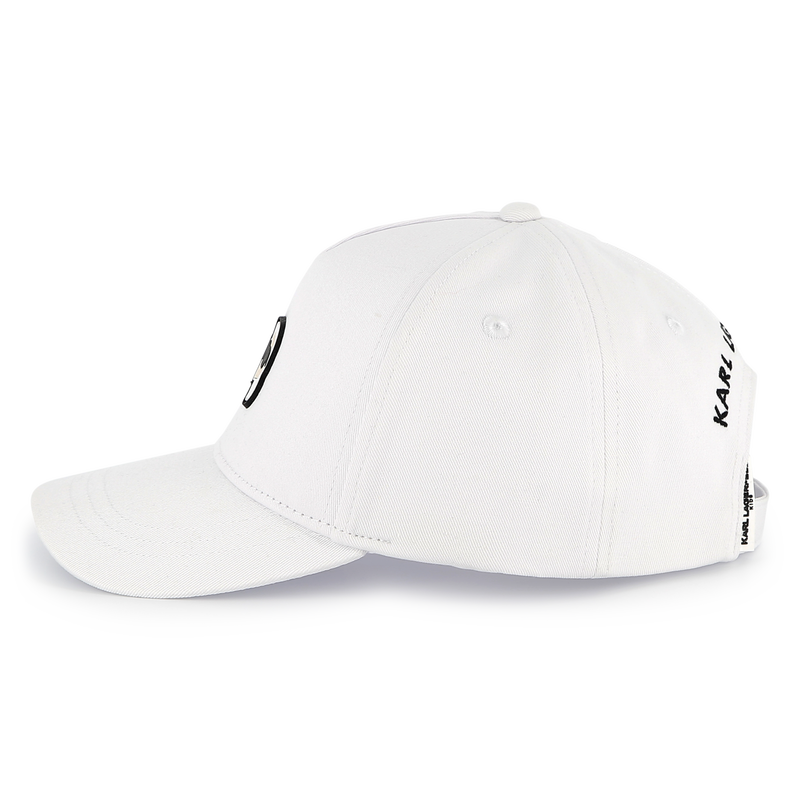 Boné ajustável de algodão KARL LAGERFELD KIDS 
                    BOY