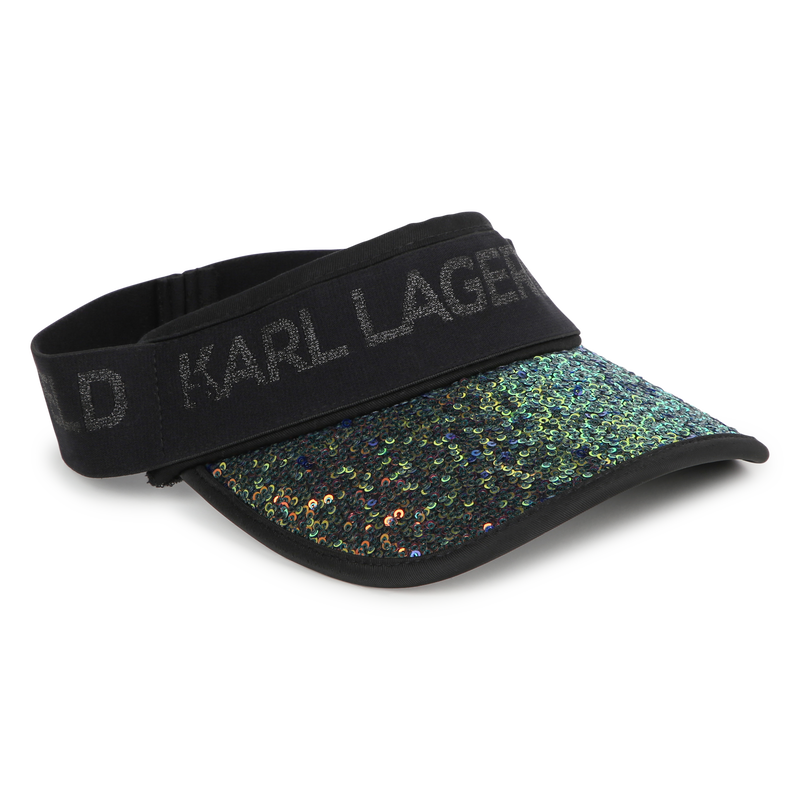 Viseira com lantejoulas KARL LAGERFELD KIDS 
                    GIRL