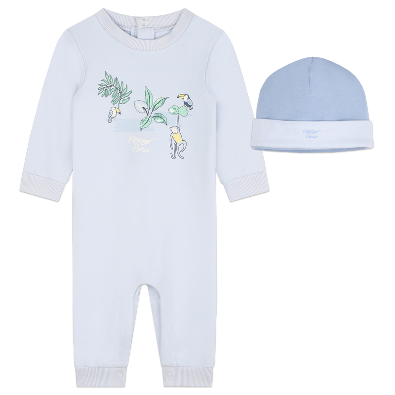 Cotton Onesie Set KENZO KIDS 
                    BOY
