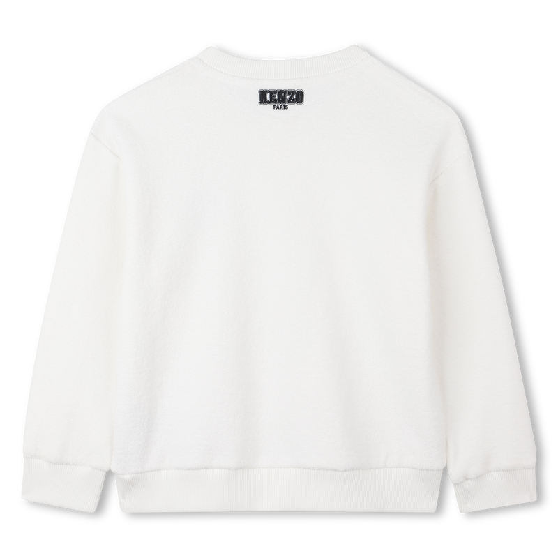 Sweatshirt polar com look felpudo KENZO KIDS 
                    BOY