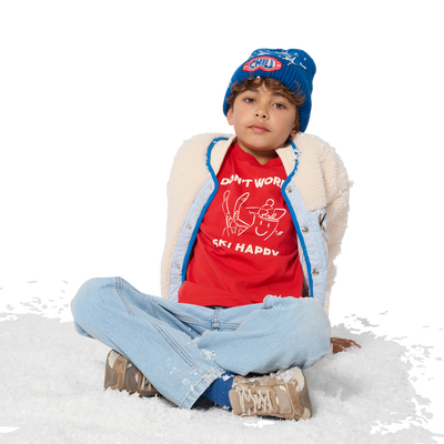 Camiseta de mangas curtas KIDS AROUND BOY