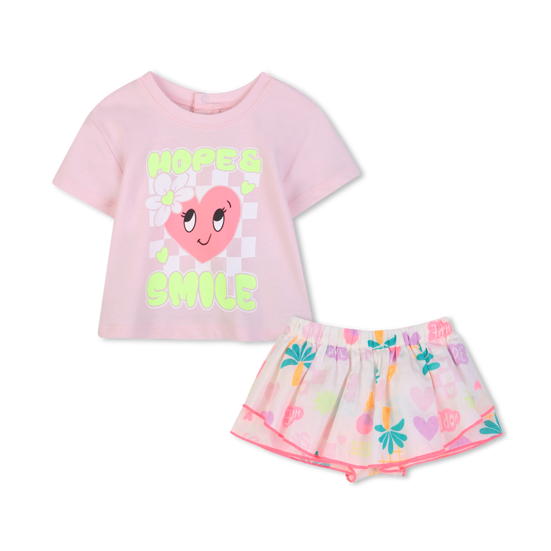 T-SHIRT + CONJUNTO DE CAL&Ccedil;&Otilde;ES BILLIEBLUSH 
                        GIRL