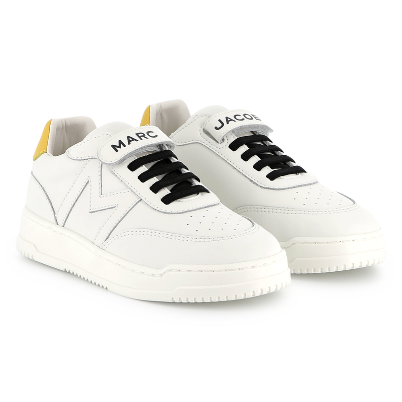 Self-adhesive leather sneakers THE MARC JACOBS 
                    BOY
