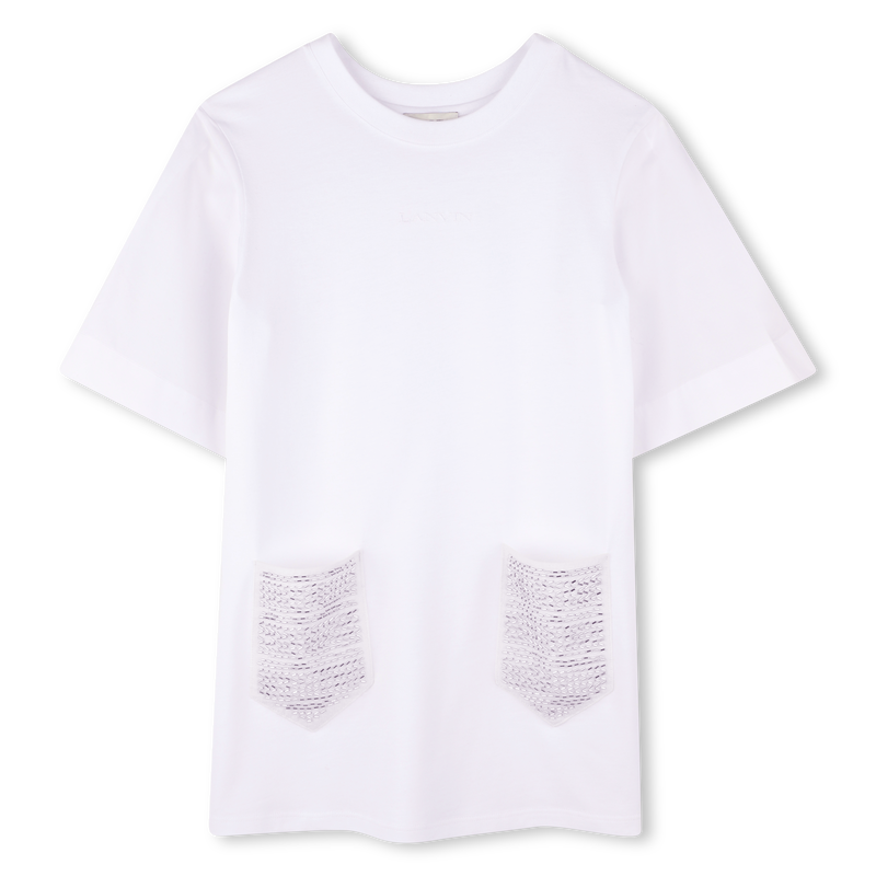 Short-sleeved T-shirt dress LANVIN 
                    GIRL