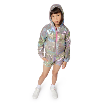 Crinkled iridescent shorts HUGO GIRL