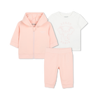 Conjunto de jogging de algod&atilde;o, ROSA VELADO, hi-res