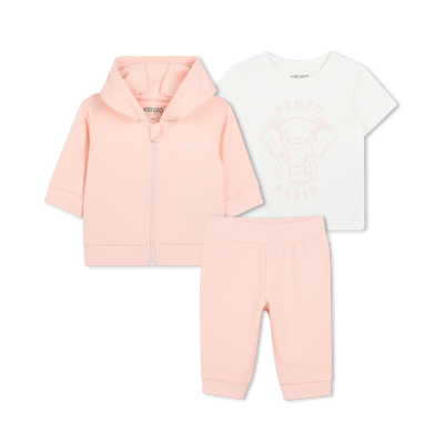 Conjunto de jogging de algod&atilde;o KENZO KIDS UNISEX