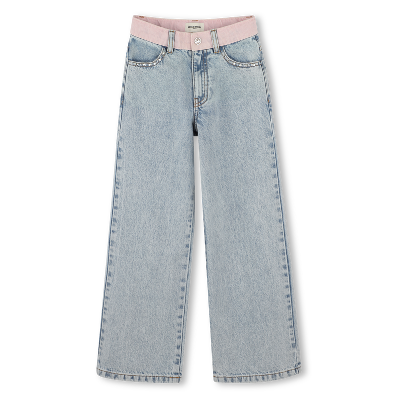 Calças de ganga ajustáveis SONIA RYKIEL 
                    GIRL