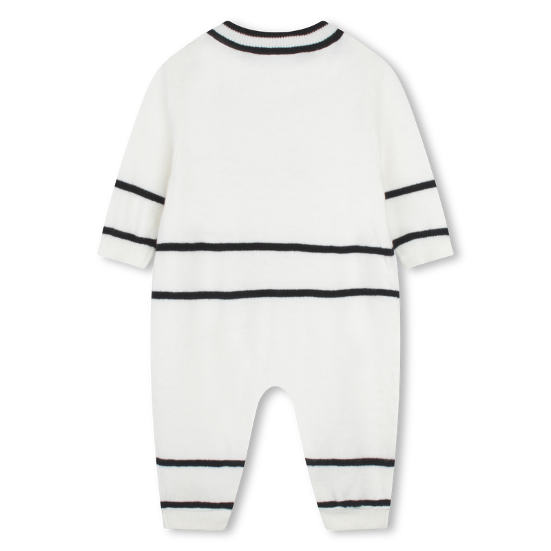 Macacão em algodão e caxemira KARL LAGERFELD KIDS 
                    GIRL