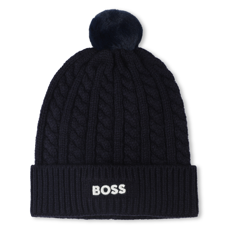 Gorro de malha trançada BOSS 
                    BOY