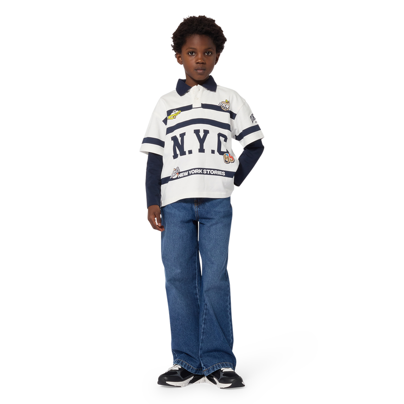 Polo de manga curta DKNY 
                        BOY