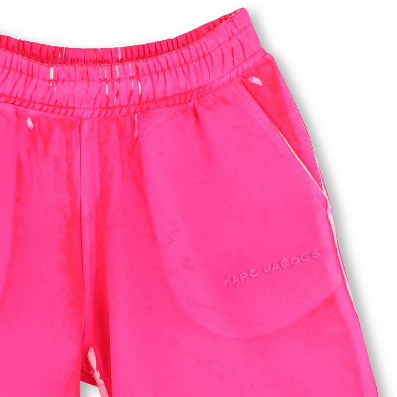 Bermudas molet&atilde;o com bordado MARC JACOBS 
                        UNISEX