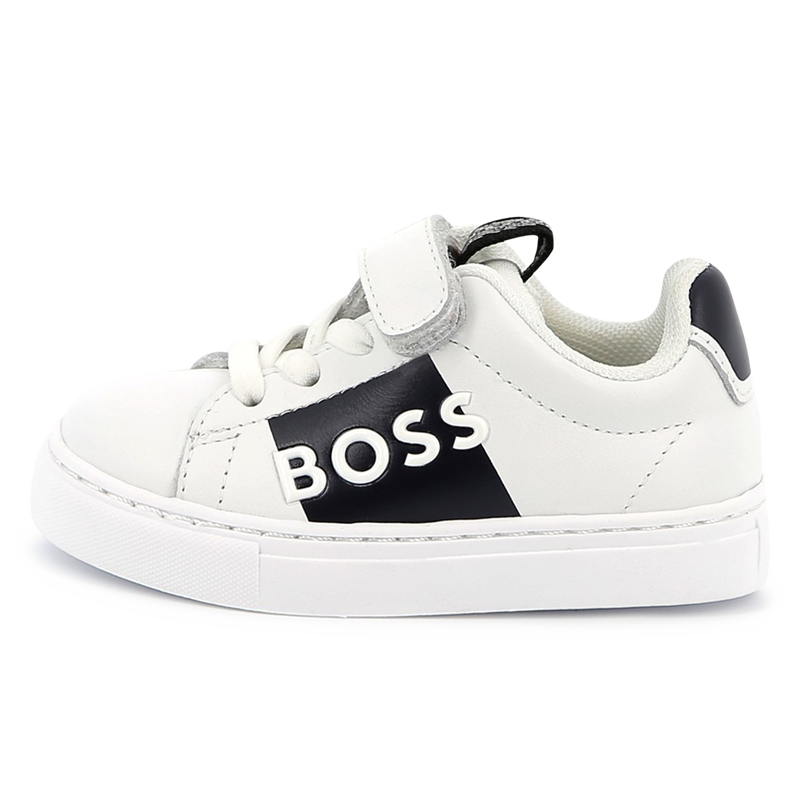 Lace-up leather sneakers BOSS 
                    BOY