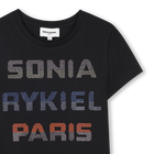 T-shirt de manga curta SONIA RYKIEL 
                    GIRL