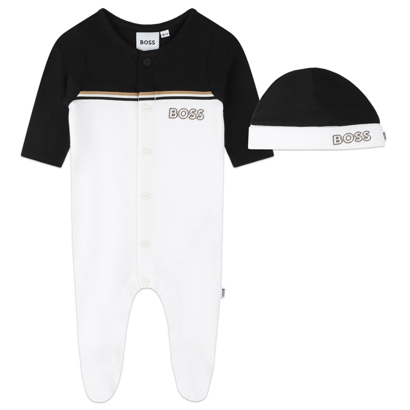 Conjunto de pijama e gorro BOSS 
                    BOY