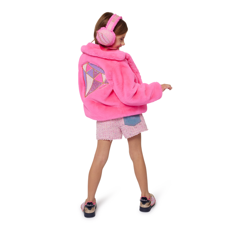 Fluffy Fleece Coat BILLIEBLUSH 
                    GIRL