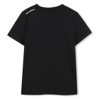 T-shirt com estampa met&aacute;lica KARL LAGERFELD KIDS 
                    BOY