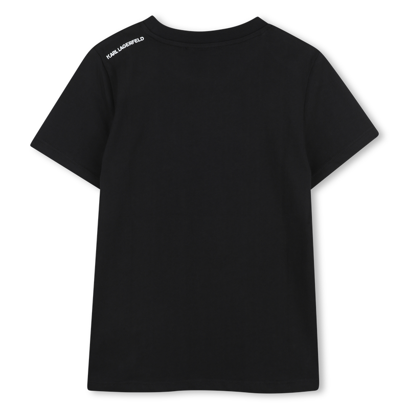 T-SHIRT COM ESTAMPA MET&Aacute;LICA KARL LAGERFELD KIDS 
                        BOY