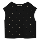 T-shirt de cerim&oacute;nia algod&atilde;o, PRETO, hi-res