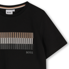 T-shirt manga curta em algod&atilde;o BOSS 
                    BOY